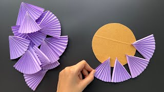 2 Beautiful Flower Wall Hanging / Quick Paper Craft For Home Decoration Easy WallMate DIY Wall Decor