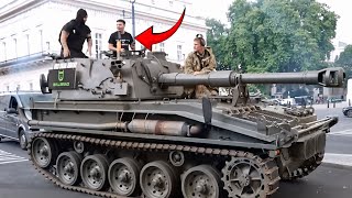 Driving a Tank through London Gone Wrong!