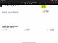 Simplifying Radicals and Coefficients