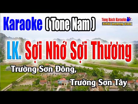 Karaoke LK Sợi Nhớ Sợi Thương (Tone Nam) Nhạc Sống Tùng Bách