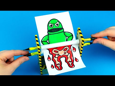 Drawing & Paper Craft R.E.P.O. Brainrot Player for Transformation | R.E.P.O Game