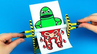 Drawing & Paper Craft R.E.P.O. Brainrot Player for Transformation | R.E.P.O Game