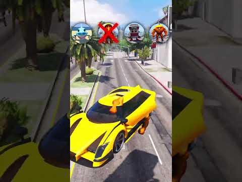 Will BRAINROT Udin Din Dun tralalero tralala Cappuccino Assassino brr patapim Survive in GTA 5 #gta5