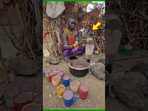 Mundari tribes make intoxicants with cow's milk. #facts #shortsfeed #ytshorts