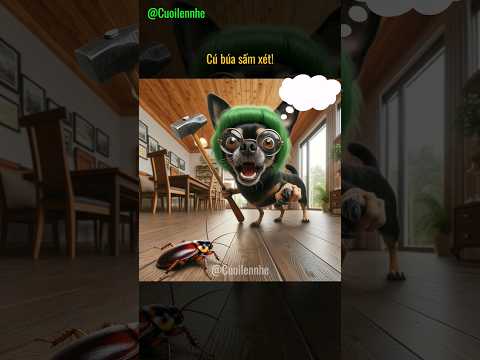 Sự tích con gián và cú búa sấm sét #chihuahua #congian #haihuoc #shorts #tube