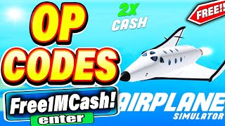 ALL NEW SPECIAL CODES IN ROBLOX AIRPLANE SIMULATOR 2025 (new airplane codes for free) roblox