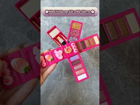 Portable Mini Makeup Kit💞 Get Touch up Anytime Anywhere 🍒 #makeup #viralshort #eyeshadow