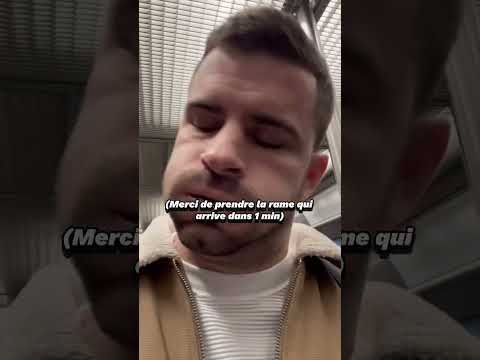 J’ai essayé le challenge d’aller plus vite qu’un métro parisien. 😁 #metro #humour #sketch