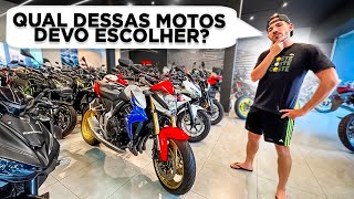 ESCOLHENDO UMA MOTO NOVA NA LOJA