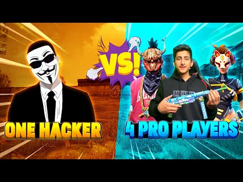 1 Hacker Vs 3 Pro Player Free Fire Biggest Hacker |  Who will Win? A_s Gaming - Garena Free Fire