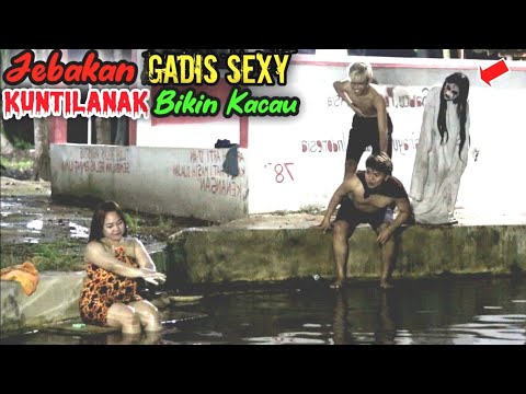 Gadis S€xy Bikin Tegang || Edisi Jebakan Kuntilanak Paling B@rBar || Funny Ghost Trap