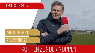 Screenshot van video Koppen zonder noppen #28 | Michel Jansen: "Ik ben trots op Excelsior'31 en HHC Hardenberg"