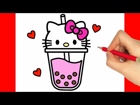HOW TO DRAW HELLO KITTY EASY