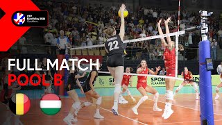 LIVE | Belgium vs. Hungary | CEV EuroVolley 2026 | Qualification Phase W | Pool B