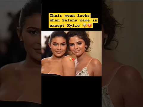 Kendall,Gigi Hadid and Bella Hadid with mean looks on Selena Gomez 🥹😍 #selenagomez #kendalljenner