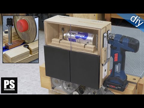 DIY Jig Saw Holder with Spray Can Shaker