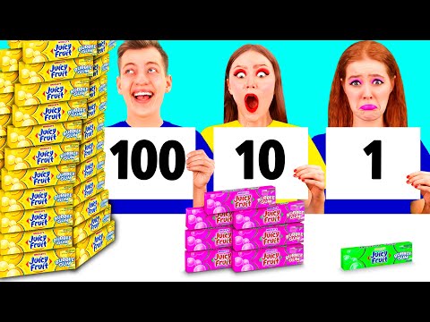 100 खाद्य परतें चुनौती | किचन हैक्स और ट्रिक्स 4Teen Challenge