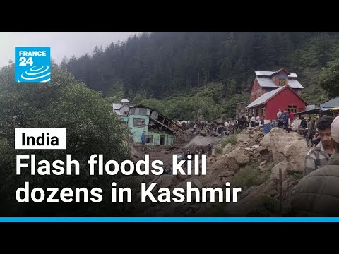 YouTube video thumbnail: Flash Floods Kill at Least 56 and Leave More Than 200 Missing in Kashmir 