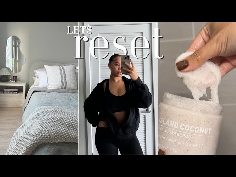 LETS RESET | self care, clean with me, organize my closet, etc.