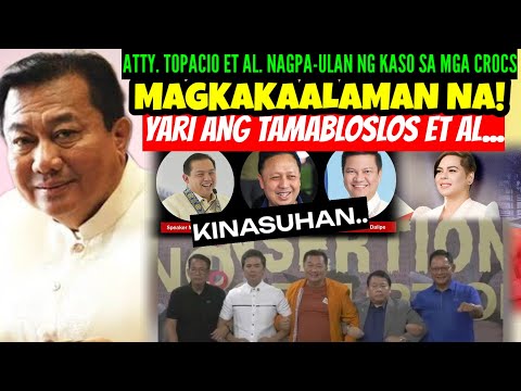 MARTIN ROMUALDEZ ET AL. PINA-ULANAN ng KASO ni ATTY. TOPACIO, REP ALVAREZ at JIMMY BONDOC/YARI NA!