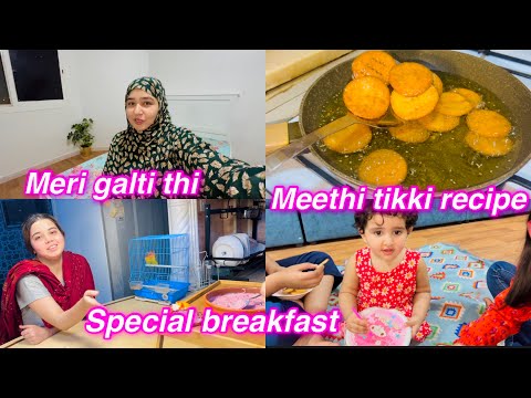 Meri galti thi || Meethi tikki recipe || Salma Yaseen vlogs