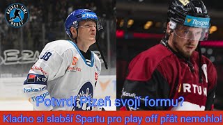 Kladno je v playoff! Lehčí a méně čitelnější Spartu si přát nemohli! Potvrdí Plzeň svojí formu?