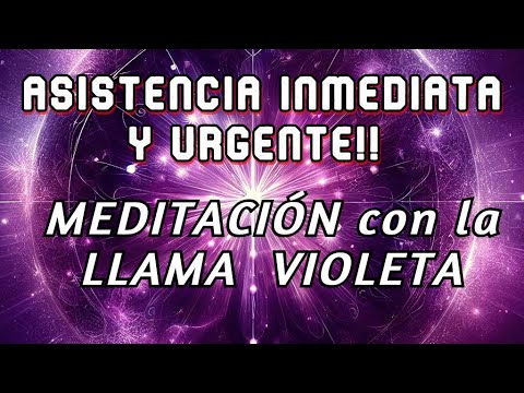 ASISTENCIA URGENTE E INMEDIATA 🏹 PODEROSO FUEGO DE DIOS LLAMA VIOLETA 🔮