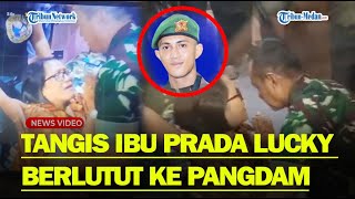 JANGAN ADA FITNAH❗ Ibunda Prada Lucky Menangis, Berlutut di Hadapan Pangdam Udayana Minta Keadilan