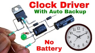 No Battery..Lifetime Power Source For Any Clock