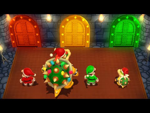 Step It Up Battle of the Minigames - Mario Vs Bowser Vs Luigi Vs Bowser Jr. | Mario Party 9