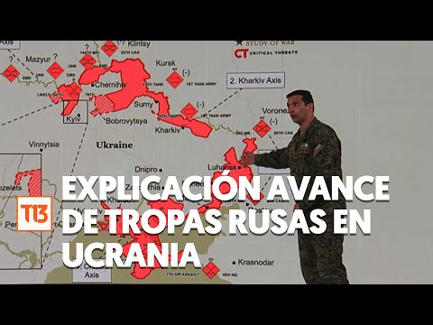 Teniente Coronel del Ejército explica avance de tropas rusas