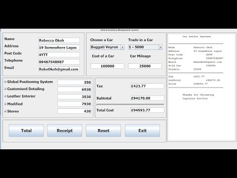 How to Create Inventory Management System for Vehicle...