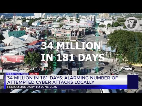 YouTube video thumbnail: 34 Million in 181 Days: Alarming Number of Attempted Cyber Attacks Locally 