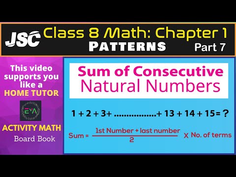 Sum of consecutive natural numbers from 1 to 15 |...