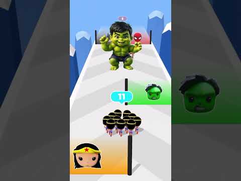 Superhero Battle Run 🫡 Recruit Your Superhero 🫵 #marvel