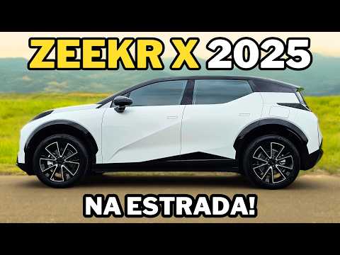 Zeekr X 2025 test drive exclusivo no Brasil e review completo!