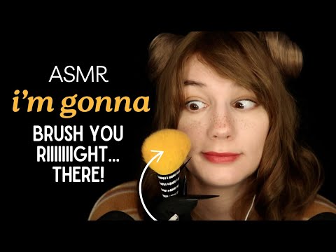 ASMR Chaotic Face Brushing, Fast Whispering, Face Touching with Long Nails