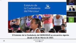 Exposición sobre Ciudadanía MERCOSUR con UNIANDES Bolivia