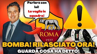 💥URGENTE! CONFERMATO ORA! ANNUNCIATO! NESSUNO SE LO ASPETTAVA! ROMA NOTIZIE OGGI
