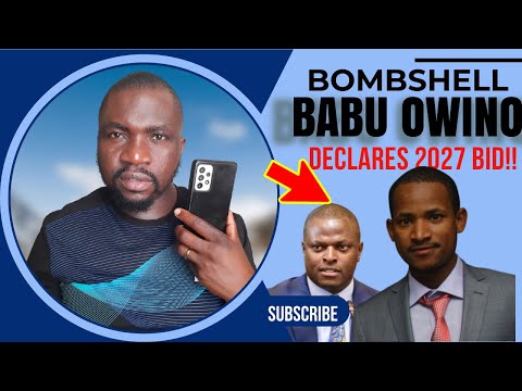 🔥 Bombshell Alert: Raila's Camp in Panic as Babu Owino Reveals 2027 Presidential Bid Against Ruto🔥