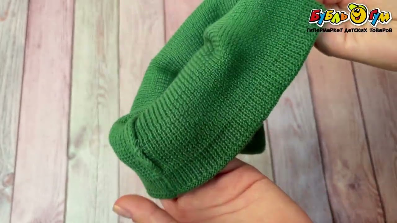 Шапка Lanson Kids  демисезонная насыщенного зеленого цвета - видео Шапка Lanson Kids  демисезонная насыщенного зеленого цвета - видео