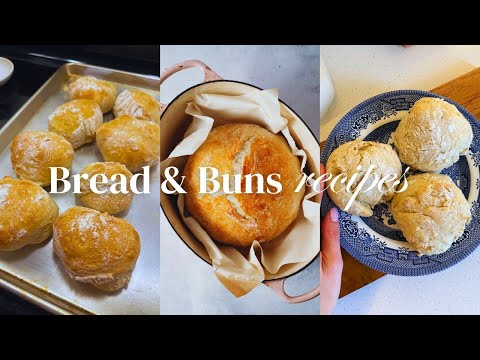 Three Easy Bread and Bun Recipes for Beginners