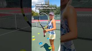 Broken Strings? Perfect Time to Practice Your Drop Shots! 🎾✂️