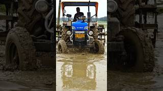 power Euro 50 tractor 🚜🚜 #powertrac #tractorvideo #ytshorts