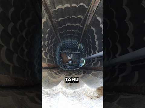 Kenapa Pekerja Ini Masuk ke Dalam Lubang Beton Sedalam Puluhan Meter