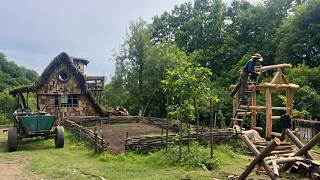 Life is far away in the Mountains. Do-it-yourself Ranch and Life