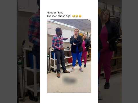 The man chose fight 😭😭🤣