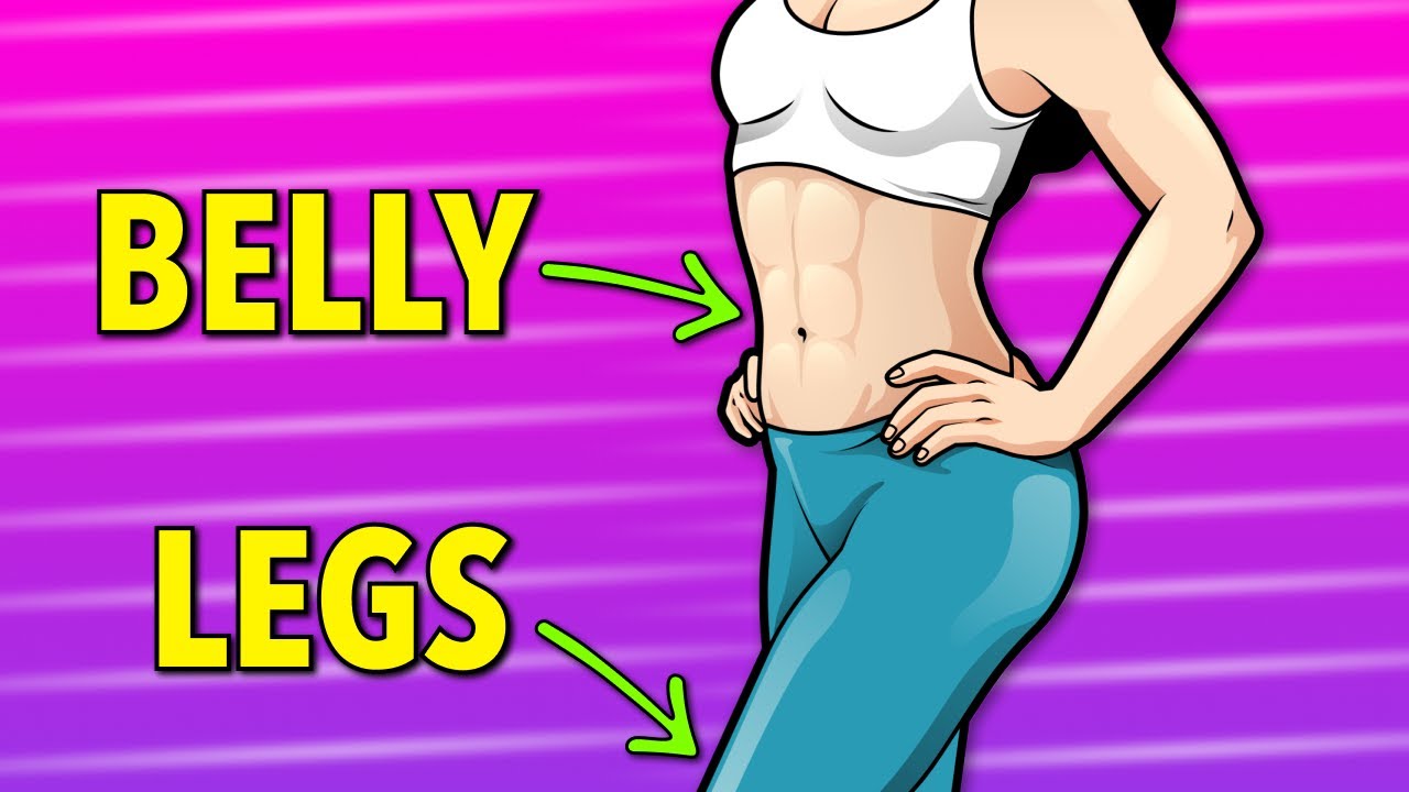 Daily Workout Routine For a Flatter Belly & Slimmer Legs
