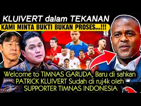 KLUIVERT DALAM TEKANAN, BARU DI SAHKAN MENJADI PELATIH TIMNAS SUDAH DI RU74K OLEH NETIZEN