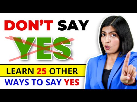 25 Casual Ways to Say " Yes" | Spoken English Vocabulary | Kanchan Keshari Vidya Connection